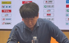 上海勝山東，盧偉、洛夫頓、邱彪賽后發(fā)言。