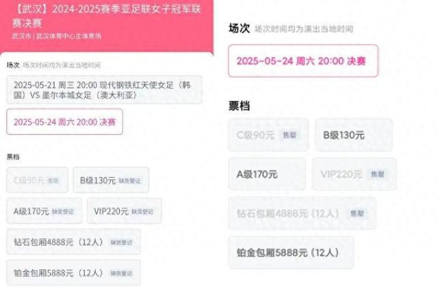 武漢女足將戰(zhàn)亞冠決賽，門票售罄，奪冠獎金豐厚加世俱杯資格。