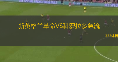 新英格蘭革命VS科羅拉多急流