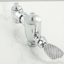 桂花腳踏伸縮大便閥