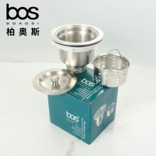 新鋼盆帶籃去水頭